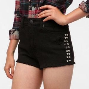 BDG Studded High Rise Cheeky Shorts